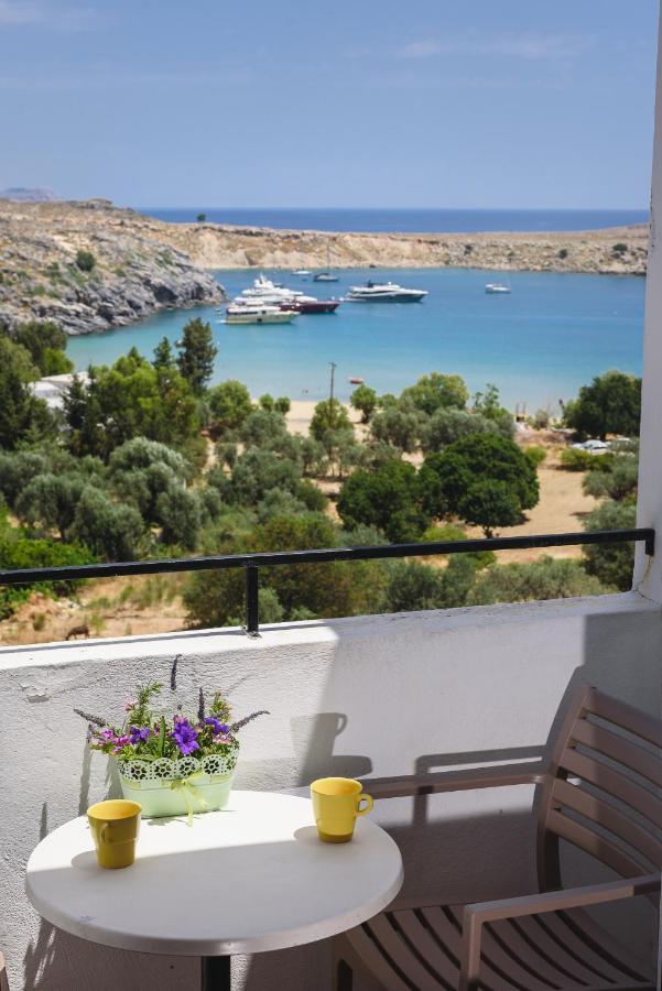 Aphrodite White Studios Lindos Ngoại thất bức ảnh