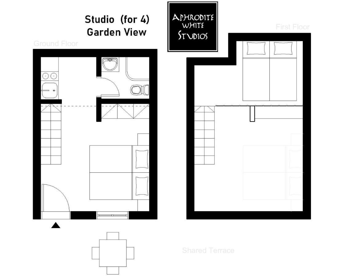 Aphrodite White Studios Lindos Ngoại thất bức ảnh