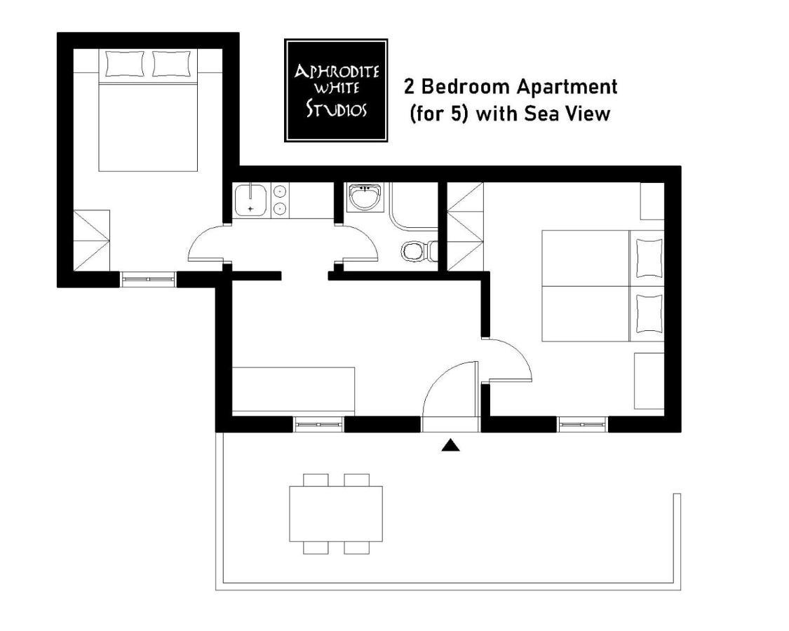 Aphrodite White Studios Lindos Ngoại thất bức ảnh